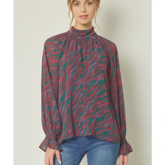 🌹🌹🌹ENTRO Tie in the back blouse🌹🌹🌹 - Picture 3 of 10